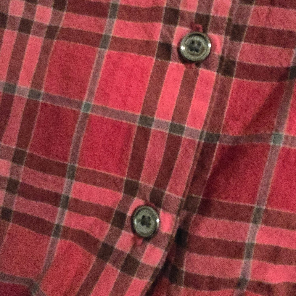 Burberry Children's Pink Plaid 6M Baby Girl Dress Long Sleeve Buttons Back‎ - Picture 5 of 7